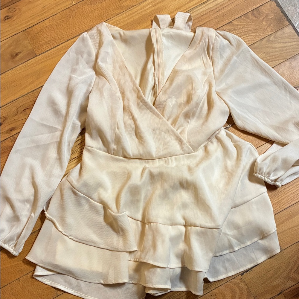 Altar'd State Cream Layered romper